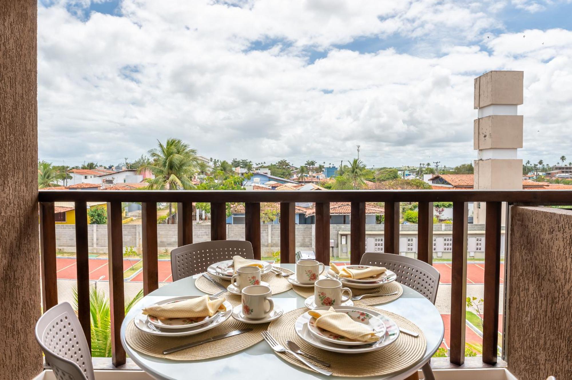 Cupe Beach Living Resort Beira Mar Porto De Galinhas Flat Luxo Sofisticado 3Qts Ngoại thất bức ảnh