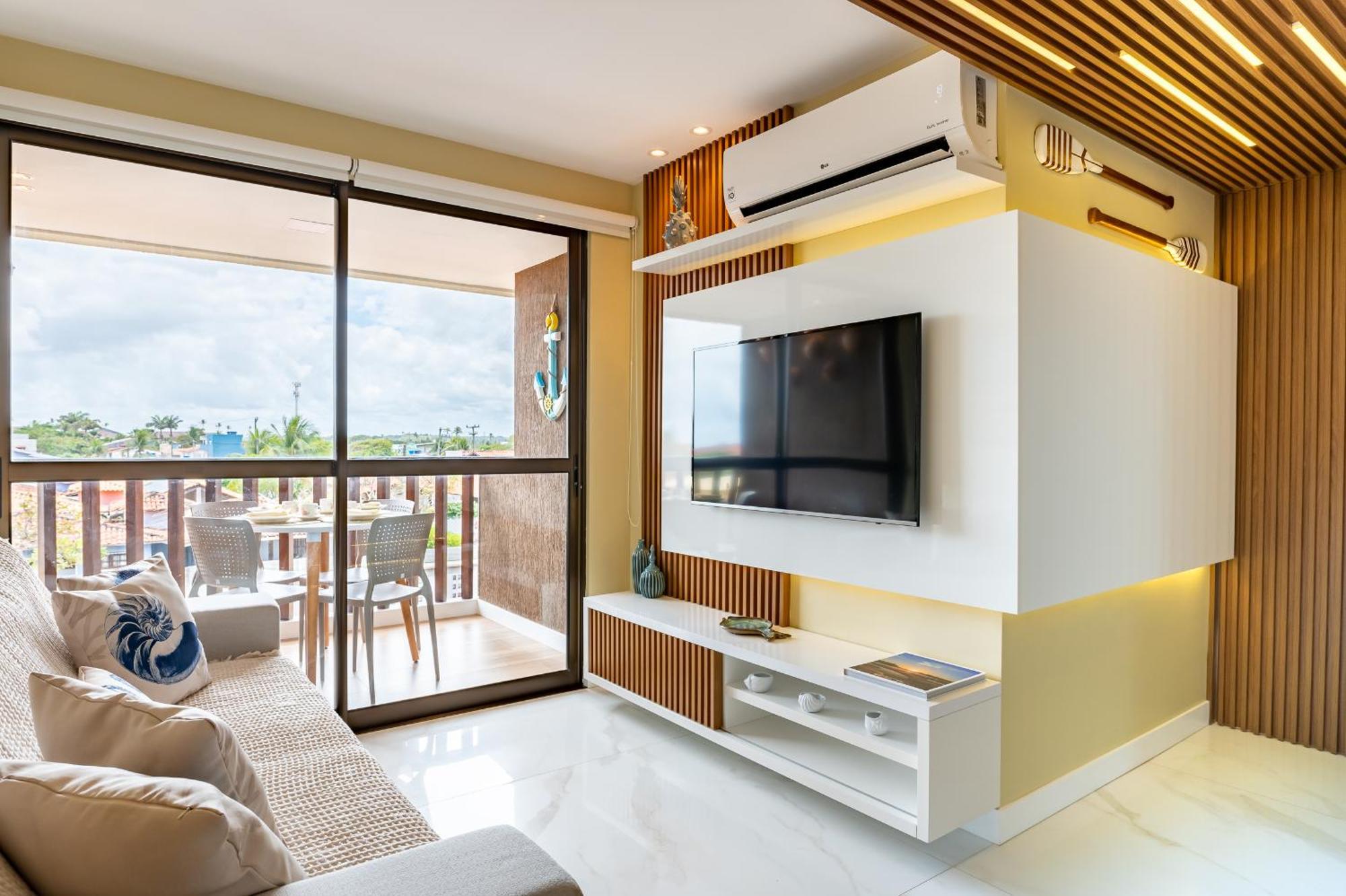 Cupe Beach Living Resort Beira Mar Porto De Galinhas Flat Luxo Sofisticado 3Qts Ngoại thất bức ảnh
