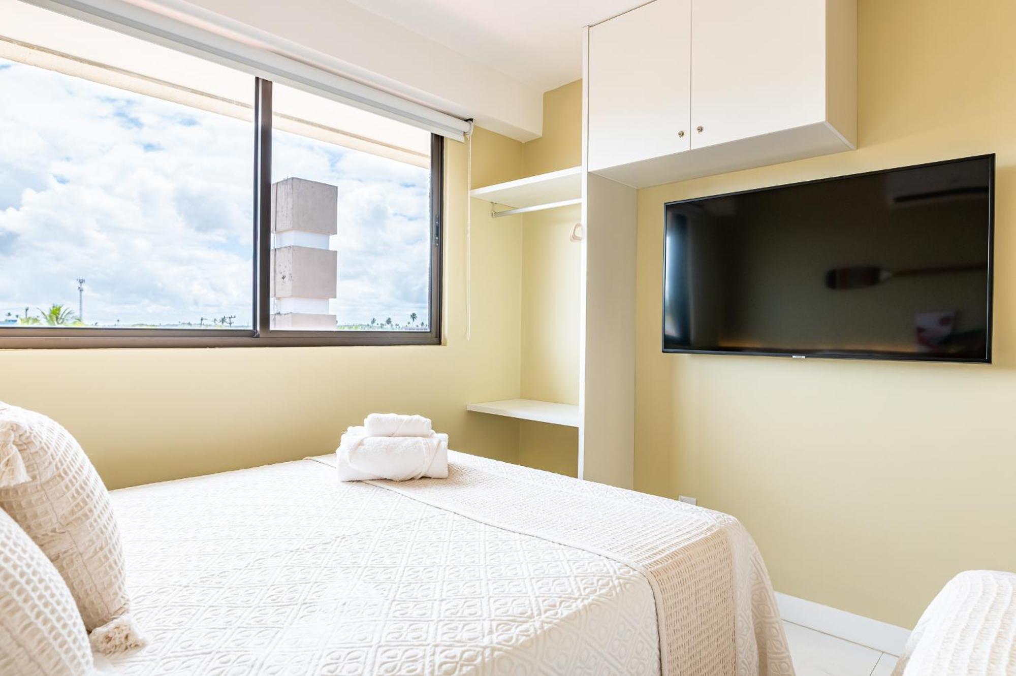 Cupe Beach Living Resort Beira Mar Porto De Galinhas Flat Luxo Sofisticado 3Qts Ngoại thất bức ảnh