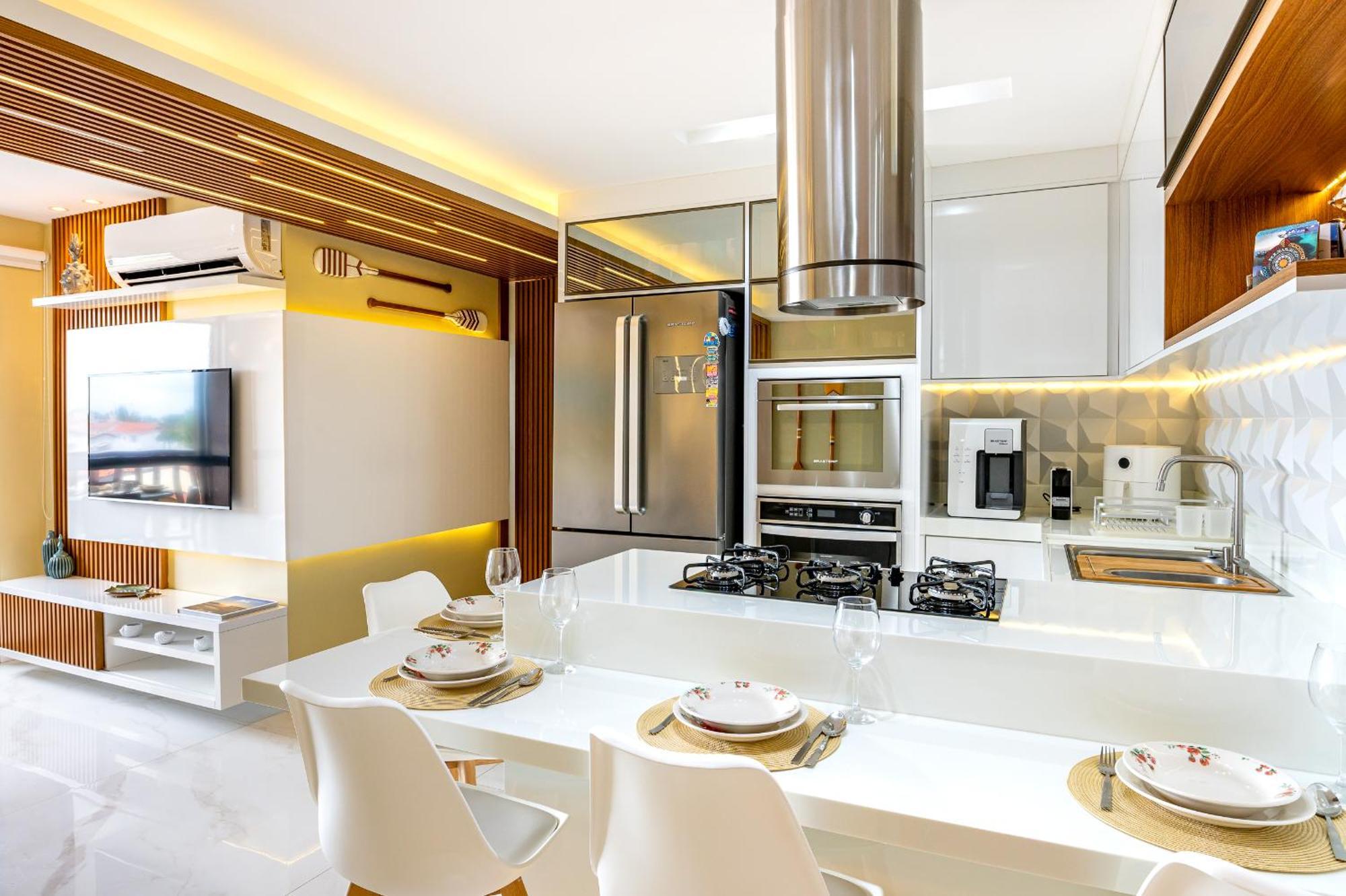 Cupe Beach Living Resort Beira Mar Porto De Galinhas Flat Luxo Sofisticado 3Qts Ngoại thất bức ảnh