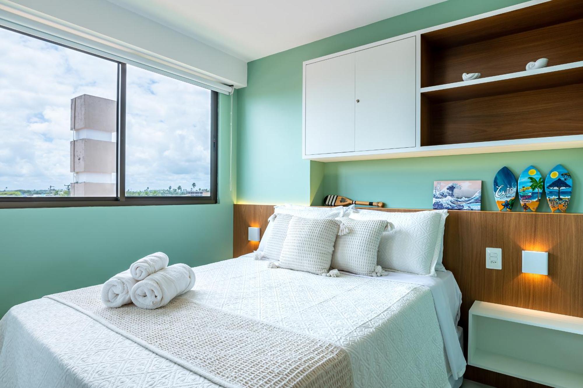 Cupe Beach Living Resort Beira Mar Porto De Galinhas Flat Luxo Sofisticado 3Qts Ngoại thất bức ảnh